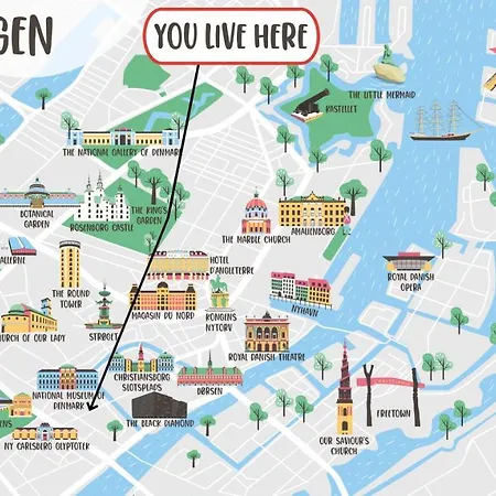 Lejlighed Luxury W Privat Rooftop Terrace - Cph C *